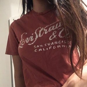 Levi’s reddish mauve colored shirt